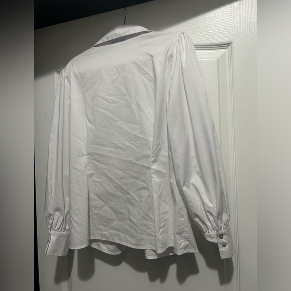 Zac & Rachel fitted white button up - Picture 2 of 4